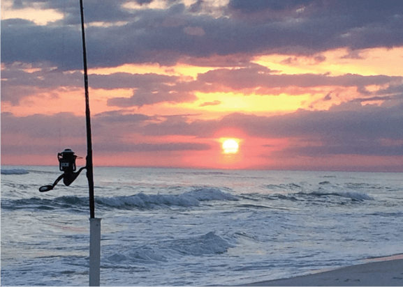 Rent surf fishing gear in miramar beach