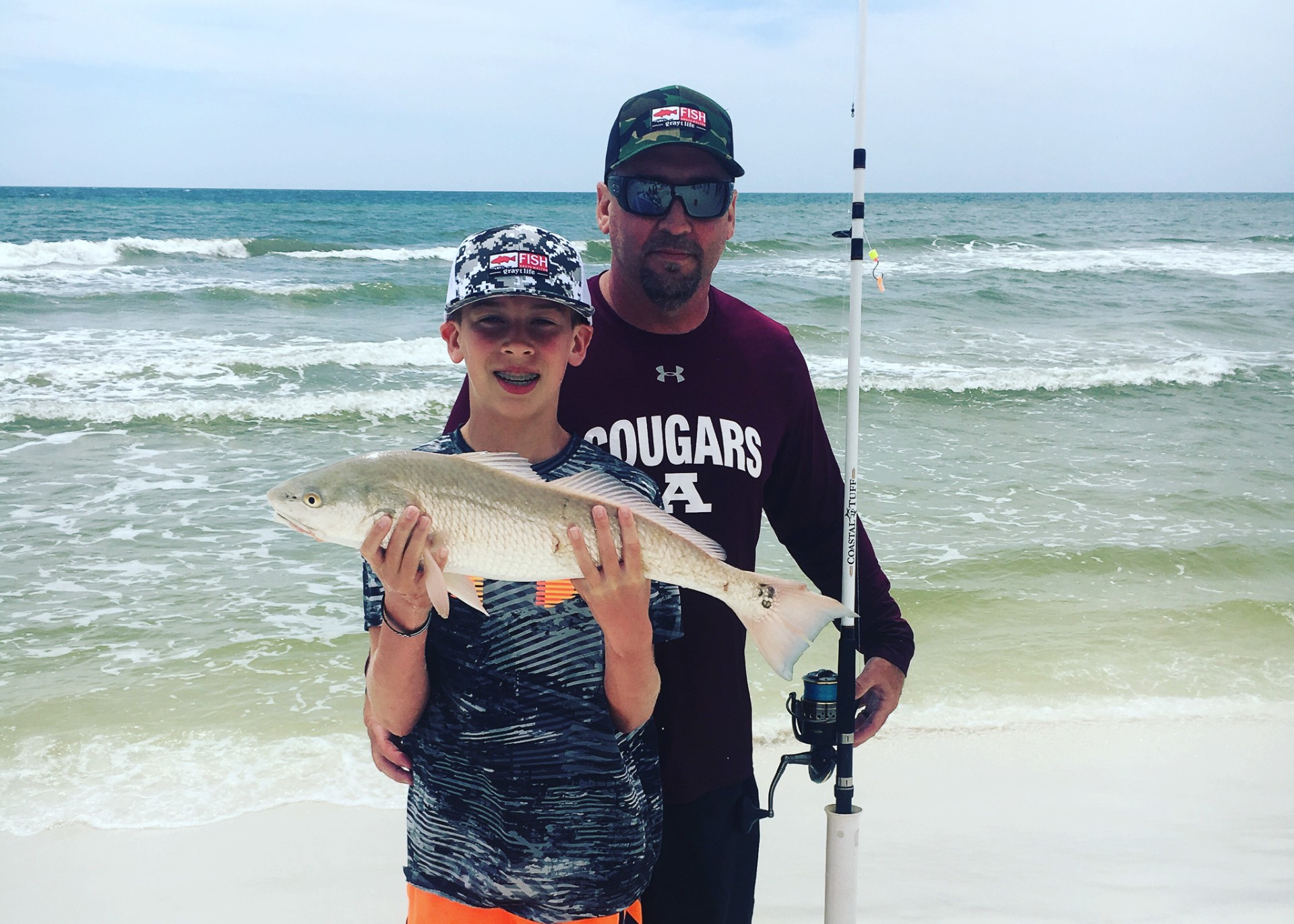 Beach fishing Miramar beach