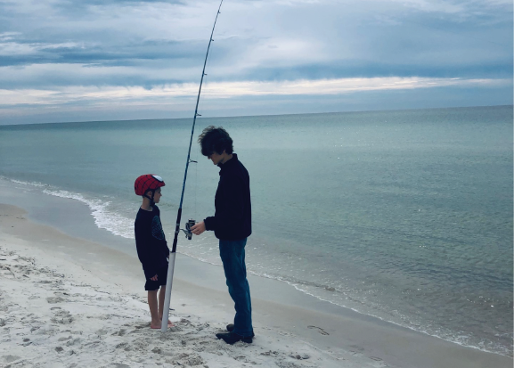 Surf fishing equipment rentals on Panama City beach